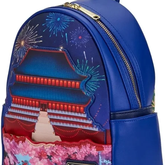 Disney | Bags | Loungefly Disney Mulan Castle Light Up Mini 